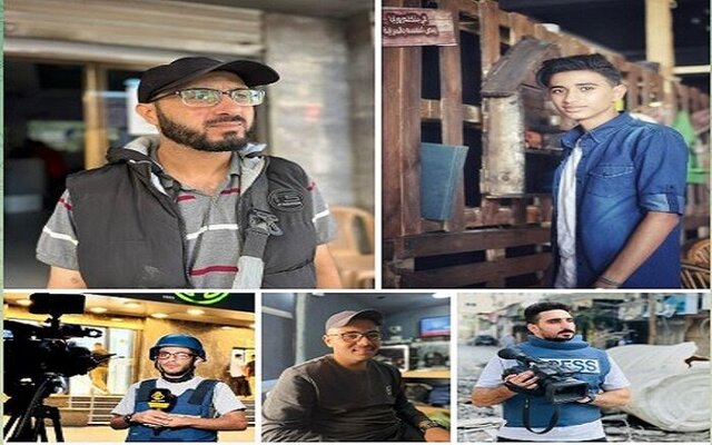 غزہ میں 5 مزید صحافیوں کی شہادت، شہید صحافیوں کی تعداد 201 تک پہنچ گئی