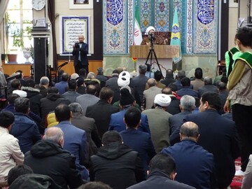 تصاویر/ آیین عبادی سیاسی نماز جمعه چهار برج