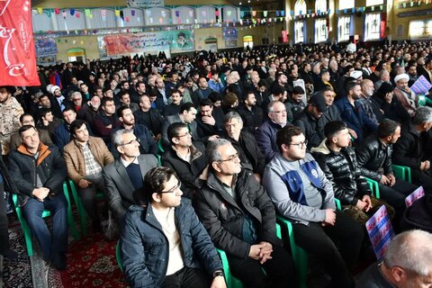 تصاویر/ اجتماع عظیم حماسه نهم دی ماه در شهرستان سلماس