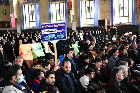 تصاویر/ اجتماع عظیم حماسه نهم دی ماه در شهرستان سلماس