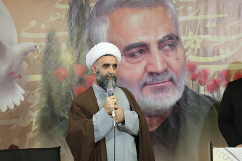 مراسم سالگرد شهادت شهید سلیمانی در مدرسه علمیه خواهران بوشهر