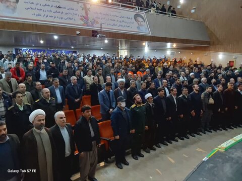 تصاویر/ ویژه برنامه سالگرد شهادت سردار شهید حاج قاسم سلیمانی در بوکان