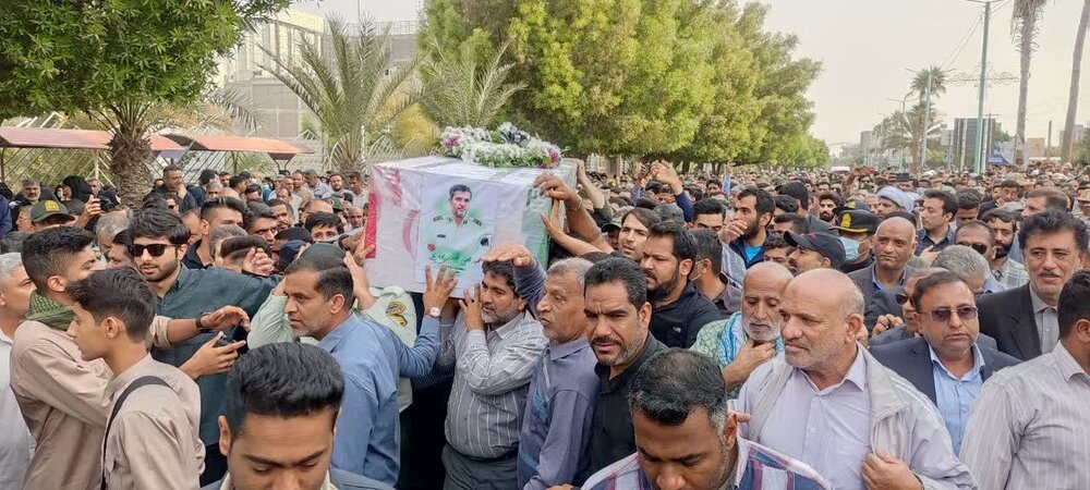 فیلم | تشییع پیکر مطهر شهید مجتبی شهیدی زاده تختی