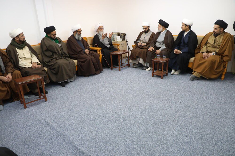 آیت اللہ العظمی شیخ بشیر حسین نجفی سے علامہ شیخ انور علی نجفی کی ملاقات