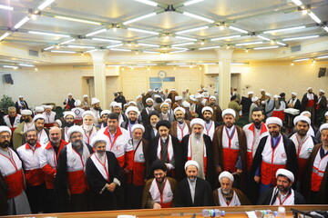 تصاویر /  آیین تقدیر از طلاب امدادگر مجمع نمایندگان طلاب کشور