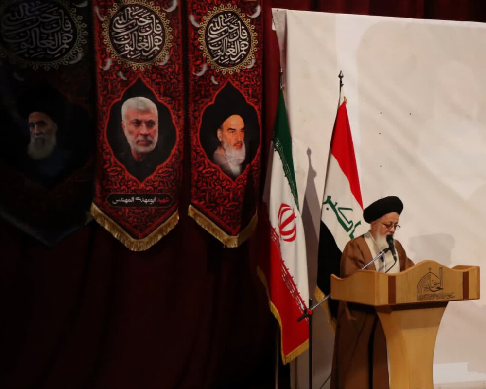 آية الله السيد مجتبى الحسيني: شهداء قادة النصر رسموا طريق المقاومة بدمائهم الطاهرة آية الله السيد مجتبى الحسيني: شهداء قادة النصر رسموا طريق المقاومة بدمائهم الطاهرة