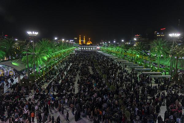 Pilgrims Observe Laylat Al-Raghaib in Karbala Holy Shrines