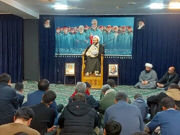 تصاویر/ مراسم گرامیداشت سردار سلیمانی در مدرسه جعفریه خلخال