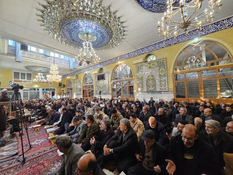 تصاویر/ مراسم دعای ندبه در شهرستان خوی