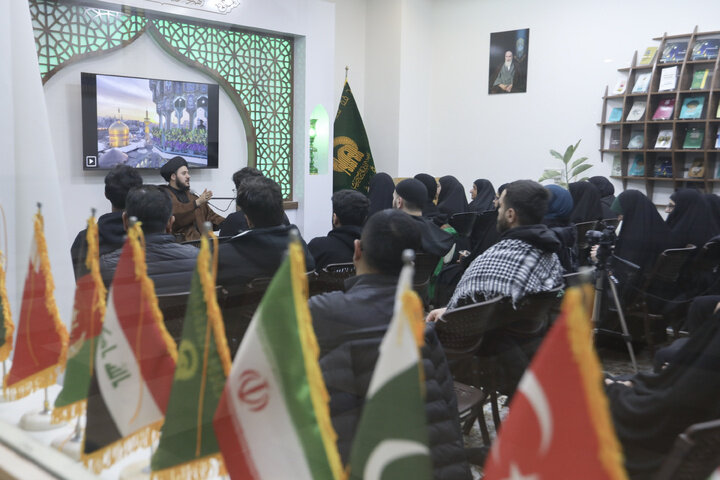 Foreign pilgrims begin new year in Imam Reza shrine