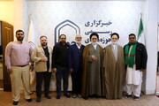 بالصور/ إمام جمعة مدينة دلهي يزور وكالة أنباء الحوزة