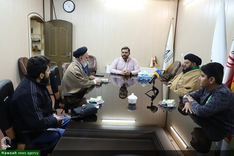 Photos/ Visite du président de l'Université Sayyedah Khadijah Kobri (S) du Pakistan à l'agence de presse Hawzah