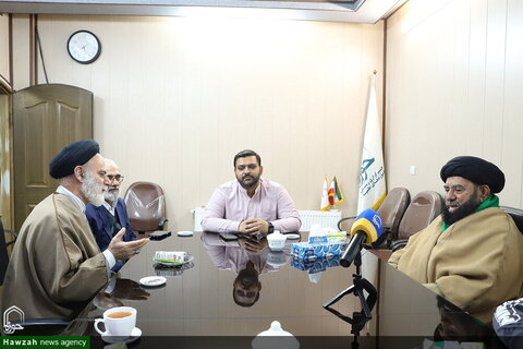 Photos/ Visite du président de l'Université Sayyedah Khadijah Kobri (S) du Pakistan à l'agence de presse Hawzah