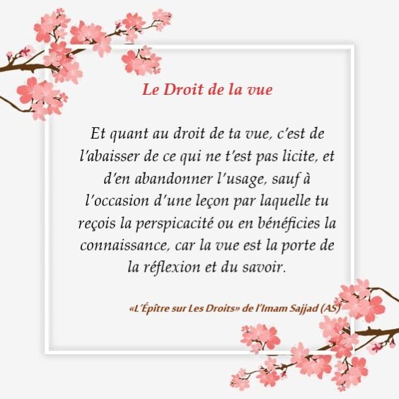 Intégrer l’éthique au quotidien avec l’Épître sur Les Droits de l’Imam Sajjad (as) (partie 8)