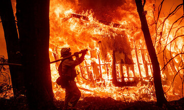 "آتش‌باران" در زمستان سخت آمریکا!