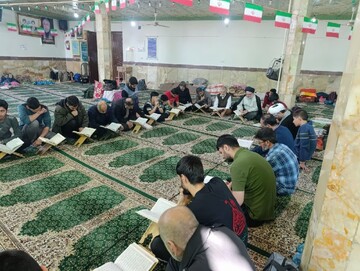 تصاویر/ برگزاری مراسم اعتکاف در مساجد الیگودرز