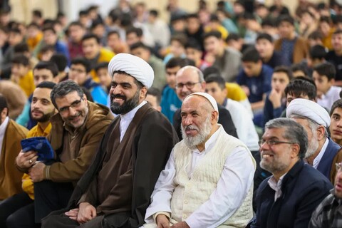 تصاویر | حضور نماینده ولی فقیه در استان در مراسم معنوی اعتکاف دانش آموزی پسران در تبریز