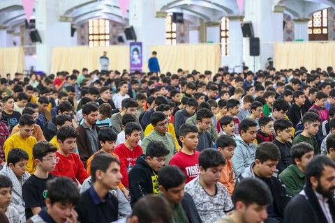 تصاویر | حضور نماینده ولی فقیه در استان در مراسم معنوی اعتکاف دانش آموزی پسران در تبریز