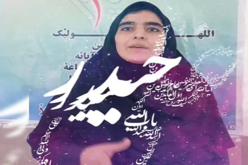 رجزخوانی دانشآموزان دبیرستانی شهرستان هرسین به مناسبت میلاد مولود کعبه+عکس