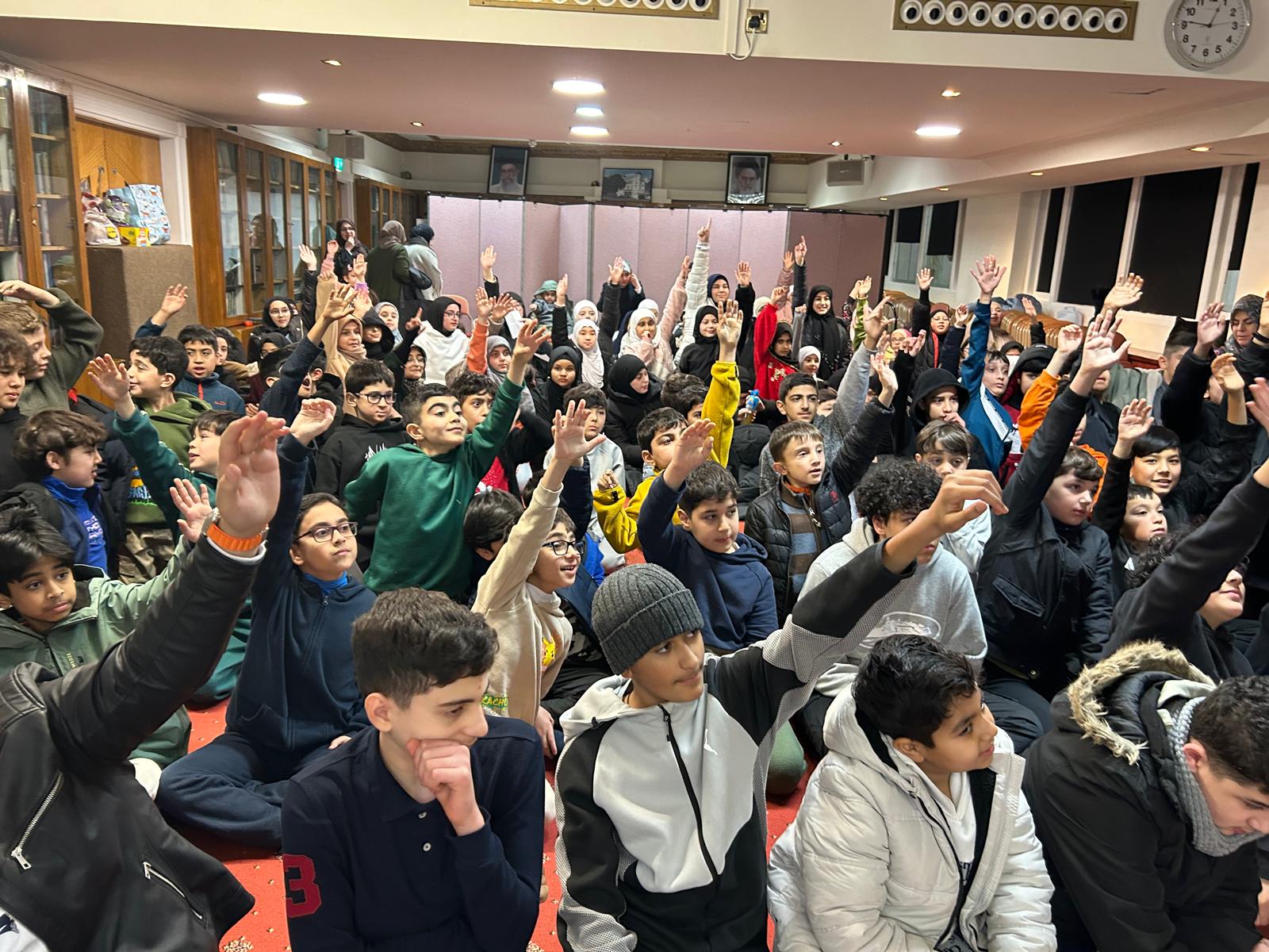 Students celebrate birth anniversary of Imam Ali (PBUH) at Islamic Center of England