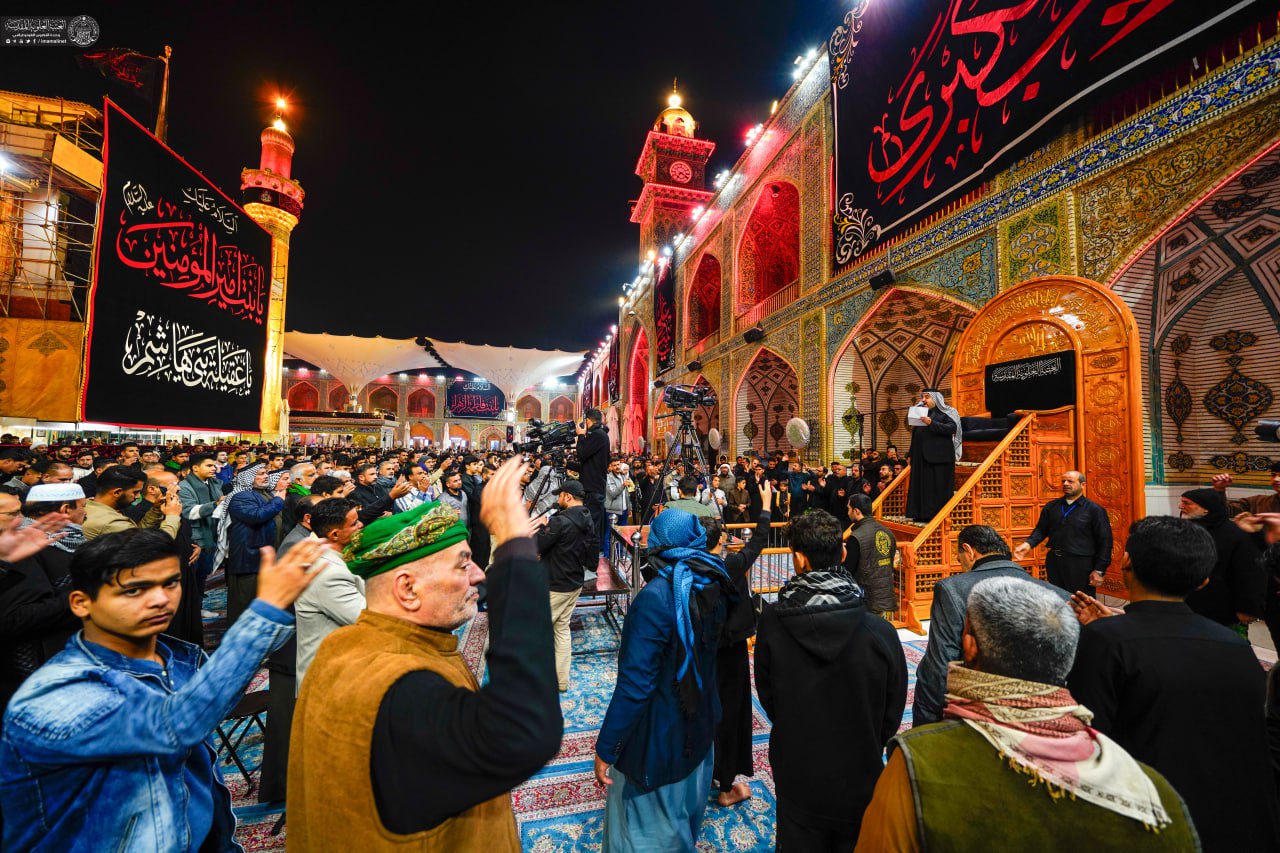 Photos: Hazrat Zainab Demise Anniv. Ceremony Held at Alavi Shrine