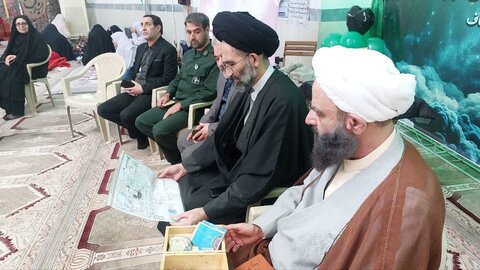 حضور امام جمعه کاشان در جمع معتکفین آران و بیدگلی