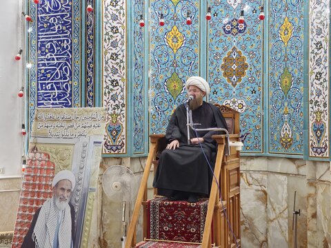 تصاویر/مراسم ترحیم رزمنده و جانباز دفاع مقدس حجت‌الاسلام محمد باقرزاده