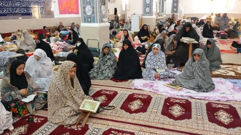 تصاویر/ آیین معنوی اعتکاف در برازجان