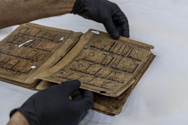 Rare 10th-century Quran manuscript undergoes restoration in Karbala