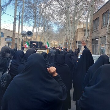 تصاویر/ راهپیمایی جشن پیروزی و همبستگی با مردم مقتدر غزه در محلات