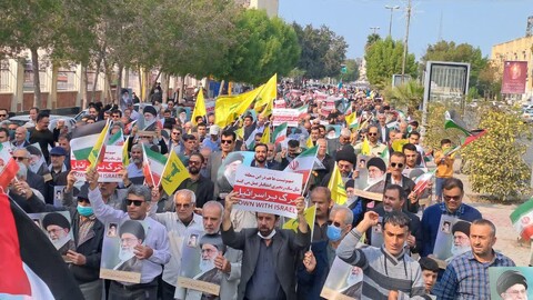 تصاویر/ راهپیمایی جمعه نصر در بوشهر