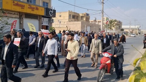 تصاویر/ راهپیمایی جمعه نصر در گناوه