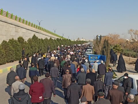 تصاویر/ راهپیمایی پیروزی غزه قهرمان پس از ۱۶ ماه مقاومت در کاشان