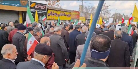 جشن مقاومت و راهپیمایی همبستگی با مردم مقتدر غزه در اراک
