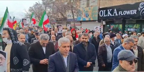 جشن مقاومت و راهپیمایی همبستگی با مردم مقتدر غزه در اراک
