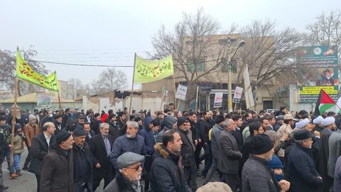 تصاویر/ راهپیمایی جشن پیروزی مقاومت و ملت فلسطین و جمعه نصر در خوی