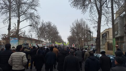 تصاویر/ راهپیمایی جشن پیروزی مقاومت و ملت فلسطین و جمعه نصر در خوی