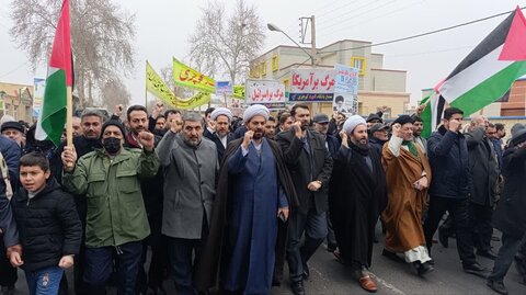 تصاویر/ راهپیمایی جشن پیروزی مقاومت و ملت فلسطین و جمعه نصر در خوی