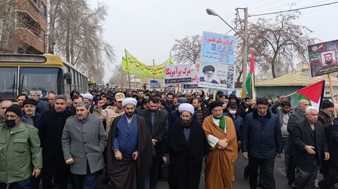 تصاویر/ راهپیمایی جشن پیروزی مقاومت و ملت فلسطین و جمعه نصر در خوی