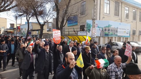 تصاویر/ راهپیمایی نمازگزاران جمعه این هفته شهرستان اسکو در همبستگی با مردم مقتدر غزه