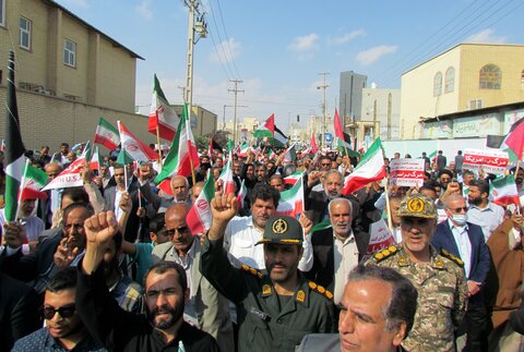 تصاویر/ راهپیمایی جمعه نصر در دیّر