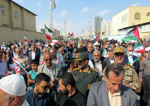 تصاویر/ راهپیمایی جمعه نصر در دیّر