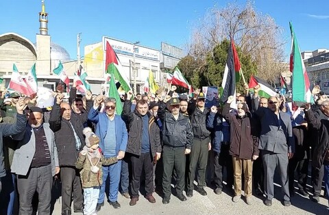 برگزاری راهپیمایی جمعه نصر در شهرستان خرمدره