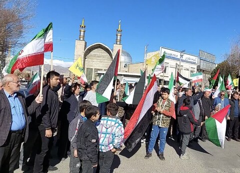 برگزاری راهپیمایی جمعه نصر در شهرستان خرمدره