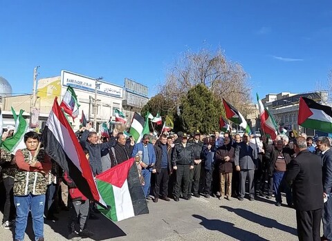 برگزاری راهپیمایی جمعه نصر در شهرستان خرمدره