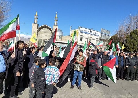 برگزاری راهپیمایی جمعه نصر در شهرستان خرمدره