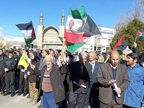 برگزاری راهپیمایی جمعه نصر در شهرستان خرمدره