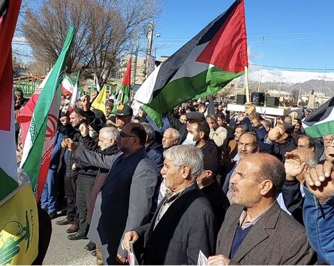 برگزاری راهپیمایی جمعه نصر در شهرستان خرمدره