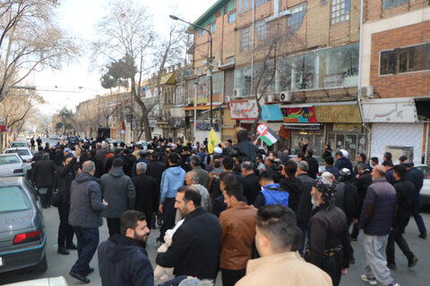 جشن مردم سنندج در راستای پیروزی مردم غزه بر رژیم صهیونیستی
