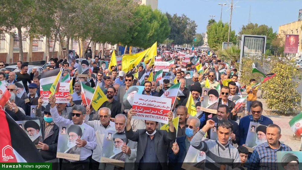 تصاویر/ راهپیمایی جمعه نصر در بوشهر